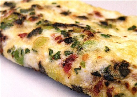 frittata con i porri