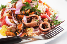 insalata di mare calorie