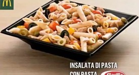 Nuova insalata pasta McDonald's 550 Kcal