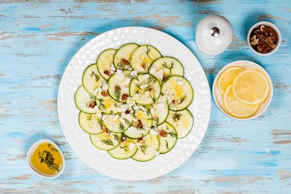 carpaccio di zucchine