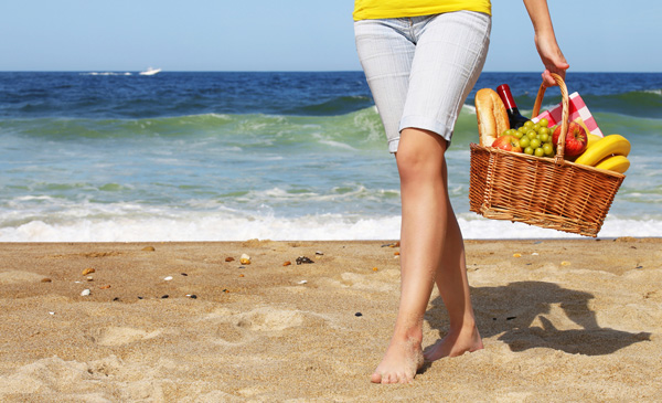 Spuntini leggeri da portare in spiaggia