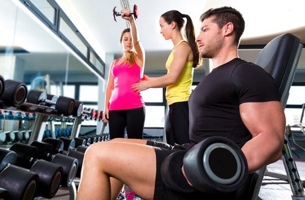 allenamento in palestra