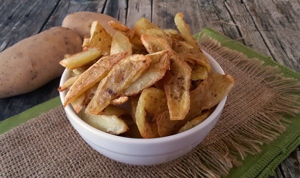 patate fritte con la buccia